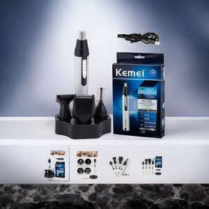 Kemei KM-6650 Multifuctional Nose Ear Hair Trimmer For Men Or Women Electric